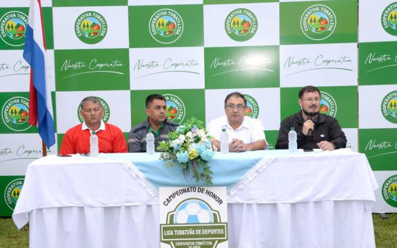 Lanzamiento del Campeonato de Honor de la Liga Tobateña de Deportes Copa Cooperativa Tobatí Ltda.